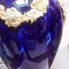 Vase d'époque Empire Bleu Royal porcelaine et bronze, antiquité. – Image 3