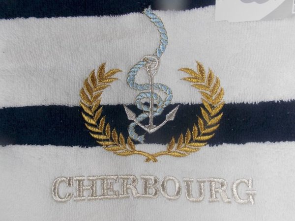 Drap de bain brodé « Cherbourg » exclusivité Sweet Cabana – Image 2