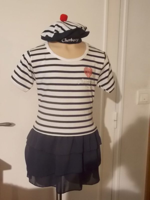 Robe marinière tulle - « Cherbourg »