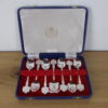 Coffret de Cuillères à café édité pour le Jubilée de la Reine en 1977.