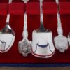 Coffret de Cuillères à café édité pour le Jubilée de la Reine en 1977. – Image 3