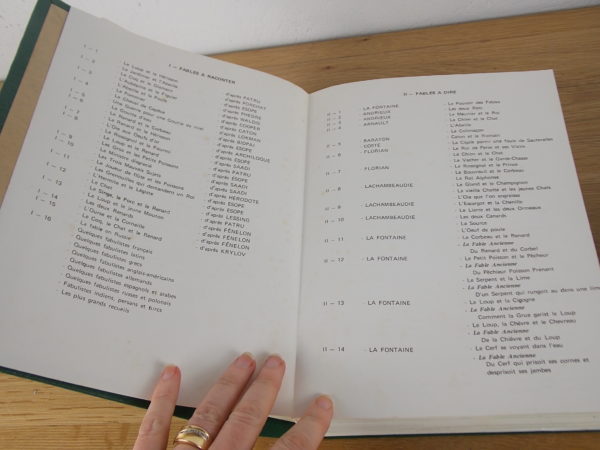Ancien recueil Contes Fables Rossignol de Jane Delignac, livre occasion – Image 3