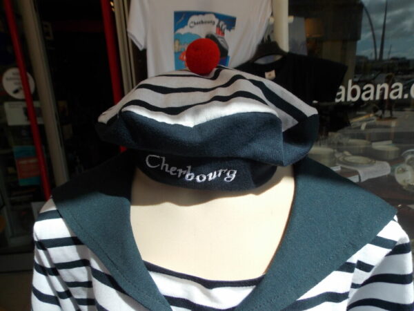 Béret brodé Cherbourg pour enfant uniquement – Image 3