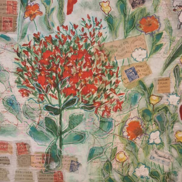 Tableau Le Perroquet Rouge de Lyna Phillips – Image 5
