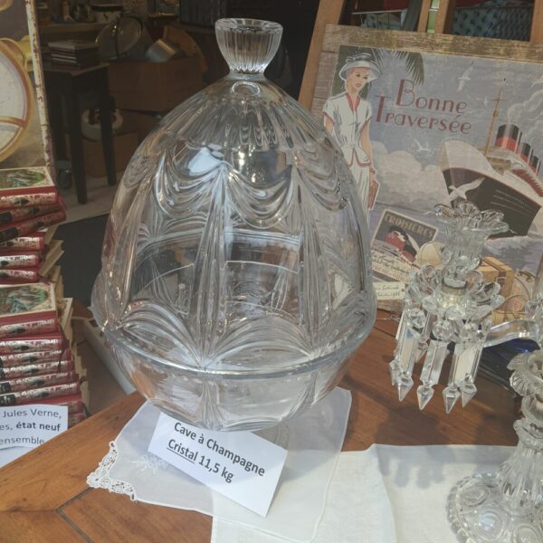 Ancienne cave à Champagne en Cristal, 11,5 kg
