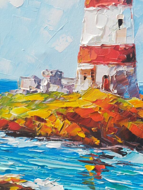 Tableau original d'Antonio Palmieri intitulé Eclaireur des Mers – Image 4