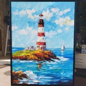 Tableau original d'Antonio Palmieri intitulé Eclaireur des Mers