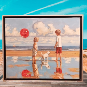 Tableau original « Bonheur Estival» de Francis Cristaux.