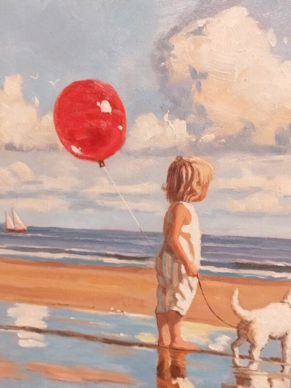 Tableau original « Bonheur Estival» de Francis Cristaux. – Image 2