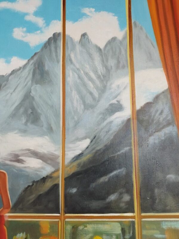 Tableau original de Giorgio Santini "Le Secret de la Montagne" – Image 2