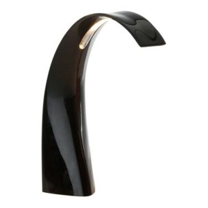 Lampe Kartell Taj mini noire, d'occasion, pour bureau.