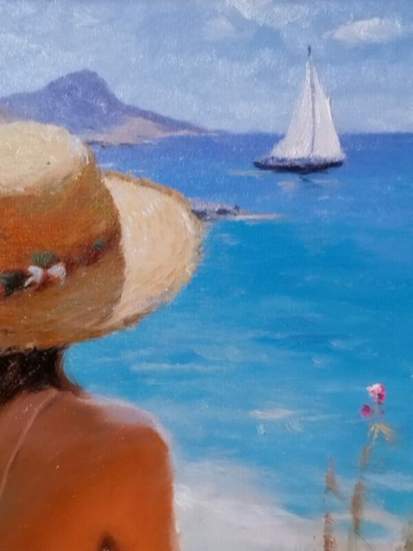 Tableau original de Giorgio Santini " Soleil et Sérénité " – Image 4