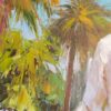 Tableau original de V. Turban " Promenade sur la plage ", grand format. – Image 2