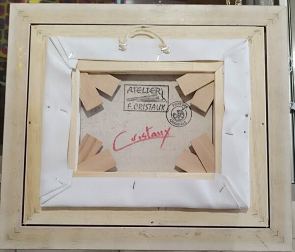 Tableau original de Francis Cristaux « Course de petits voiliers » – Image 3