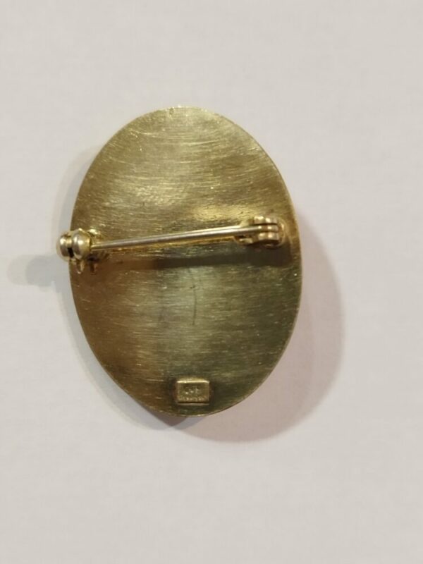 Ancienne Broche Camée véritable plaqué or – Image 5
