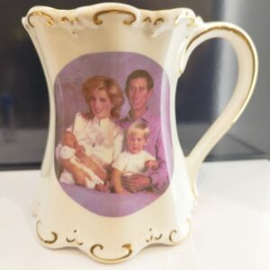Mug vintage Famille Royale Lady Diana Charles William et Harry Angleterre
