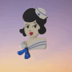 Broche Pin Up de la marine